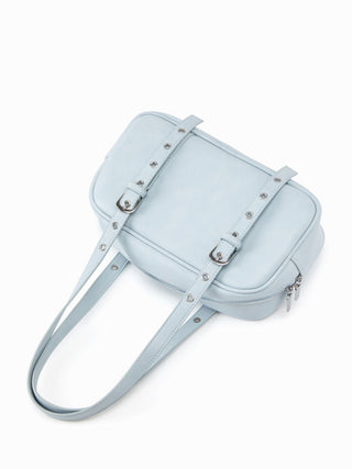 DOUBLE BUCKLE SHOULDER BAG