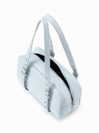 DOUBLE BUCKLE SHOULDER BAG