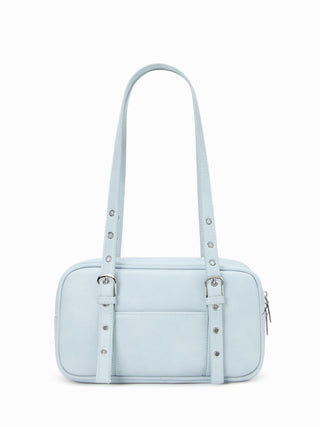 DOUBLE BUCKLE SHOULDER BAG