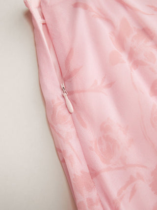 Chiffon High Rise Leopard Print Layered Maxi Skirt