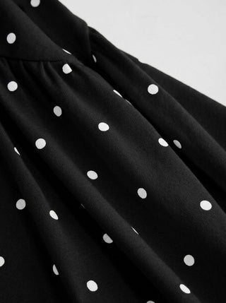Scoop Neck Ruched A-line Midi Dress