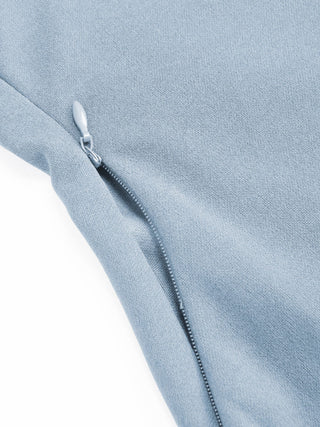 Jersey Boat Neck Ruched Crop Top