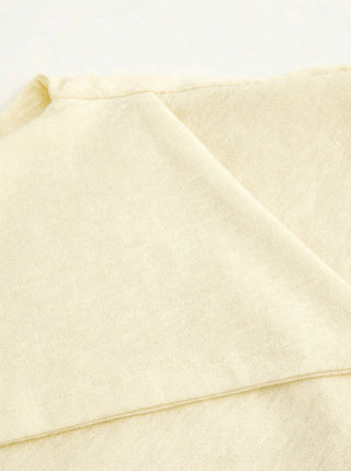 Cotton-blend Asymmetrical Neck Draped Button Short Sleeve Top