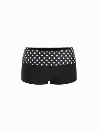 Polka Dot Low Rise Swim Bottom