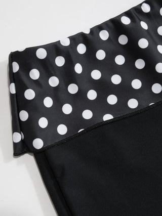 Polka Dot Low Rise Swim Bottom