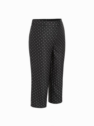 Mid Rise Solid Legging Capri Pants