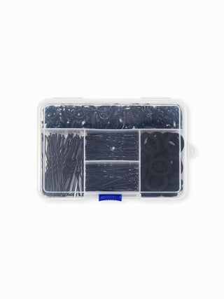 ELASTIC HAIR BAND & WAVY U-SHAPED HAIR CLIP SET For Daily Casual
