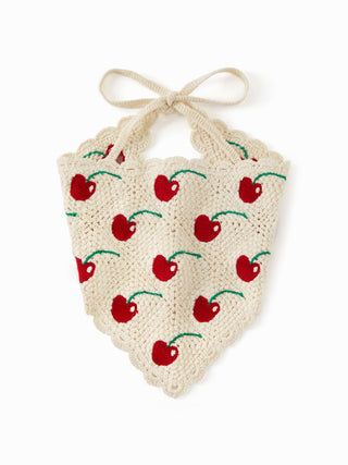 CHERRY KNITTED HEADSCARF