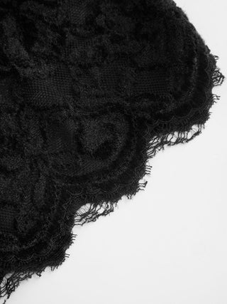 Lace Sweetheart Crop Top & Low Rise Shorts Loungewear Set