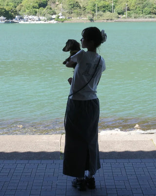 Layered long skirt