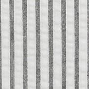 Cotton-blend Stripe Boat Neck Bowknot A-line Mini Dress