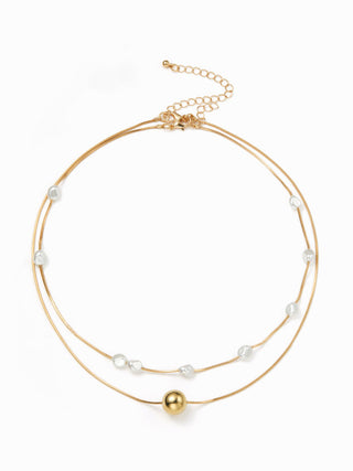 SPHERICAL LAYERED NECKLACE