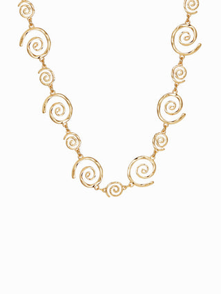 SPIRAL CHAIN NECKLACE