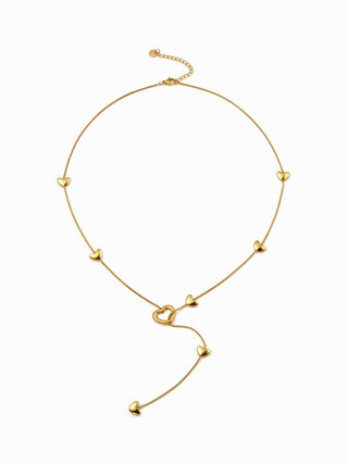 HEART Y-SHAPED NECKLACE