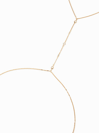 RHINESTONE BODY CHAIN