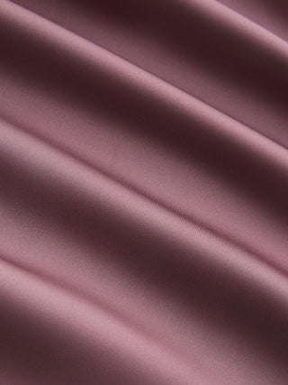 Satin Cowl Neck Backless Metal Detail A-line Mini Dress