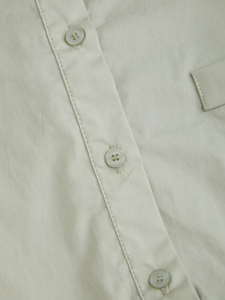 Cotton Short Sleeve Bolero Crop Shirt