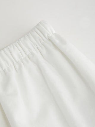 Cotton Mid Rise Drawstring Oversized Bermuda Shorts