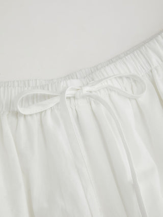 Cotton Mid Rise Drawstring Oversized Bermuda Shorts