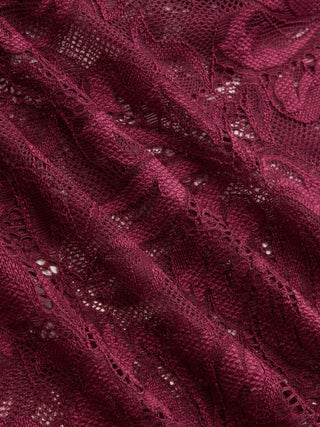 Lace Sheer Boat Neck Top