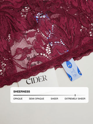 Lace Sheer Boat Neck Top
