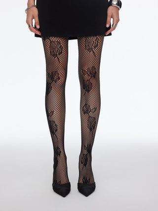 ROSE MESH TIGHTS