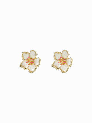 FLOWER STUD EARRINGS
