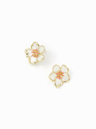 FLOWER STUD EARRINGS