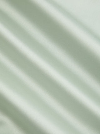 Satin Cowl Neck Ruched Criss Cross Mermaid Maxi Dress