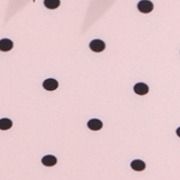 Halter Neckline Polka Dot Bowknot Ruffle Hem Triangle Bikini Set