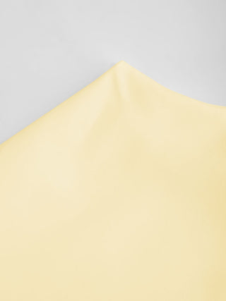 Cotton-blend Stand Collar Ruched Short Sleeve Tee