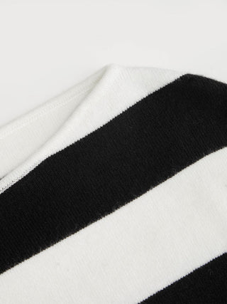 Knit Boat Neck Batwing Sleeve Top With Belt