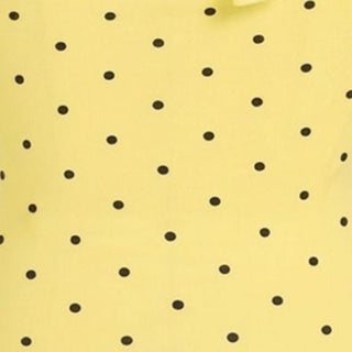 Cotton Polka Dot Halter Neck Ruched Tie Back Top