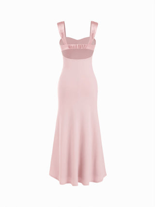 Sweetheart High Rise Bowknot Maxi Mermaid dresses