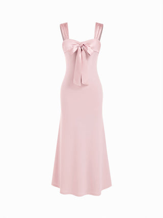 Sweetheart High Rise Bowknot Maxi Mermaid dresses