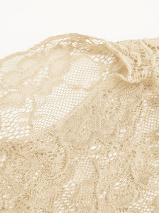 Lace High Neck Cut Out Sleeveless Top