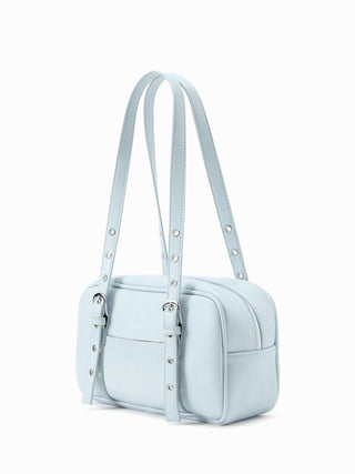DOUBLE BUCKLE SHOULDER BAG