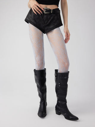 FLORAL MESH TIGHTS