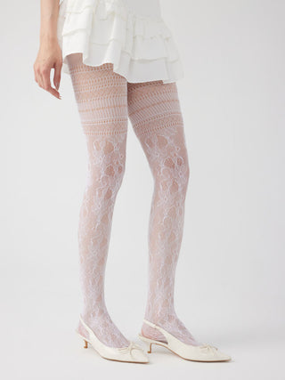 FLORAL LACE TIGHTS