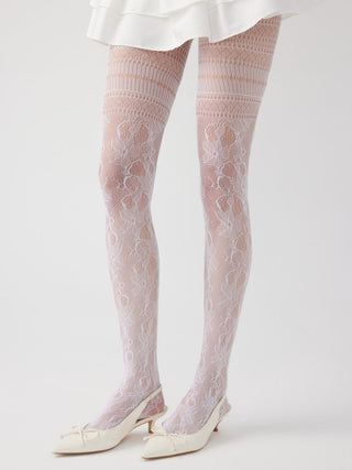 FLORAL LACE TIGHTS