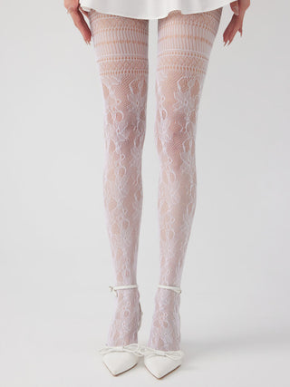 FLORAL LACE TIGHTS