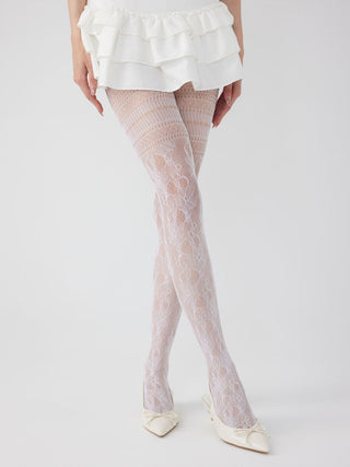 FLORAL LACE TIGHTS