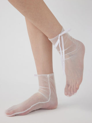 BOWKNOT LACE CREW SOCKS
