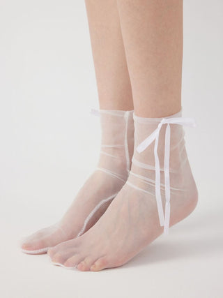 BOWKNOT LACE CREW SOCKS