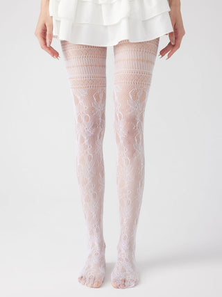 FLORAL LACE TIGHTS