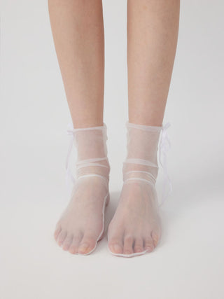 BOWKNOT LACE CREW SOCKS