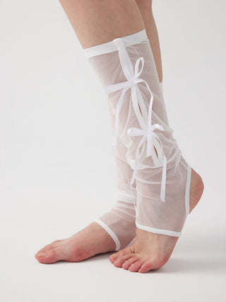 BOWKNOT LACE LEG WARMERS
