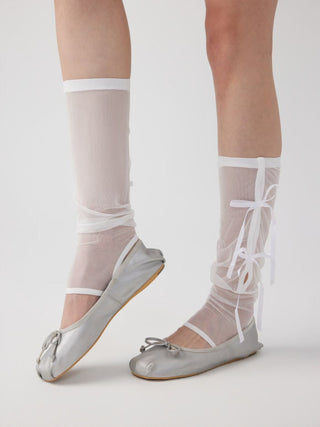 BOWKNOT LACE LEG WARMERS