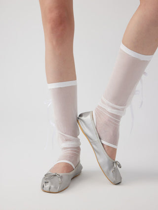 BOWKNOT LACE LEG WARMERS