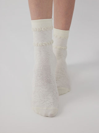 3 PAIRS CABLE KNITTED CREW SOCKS SET